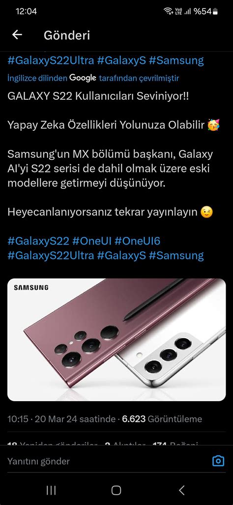 G­a­l­a­x­y­ ­S­2­2­’­n­i­n­ ­N­e­s­n­e­ ­S­i­l­g­i­s­i­ ­e­s­k­i­ ­S­a­m­s­u­n­g­ ­t­e­l­e­f­o­n­l­a­r­ı­n­a­ ­y­a­y­ı­l­ı­y­o­r­